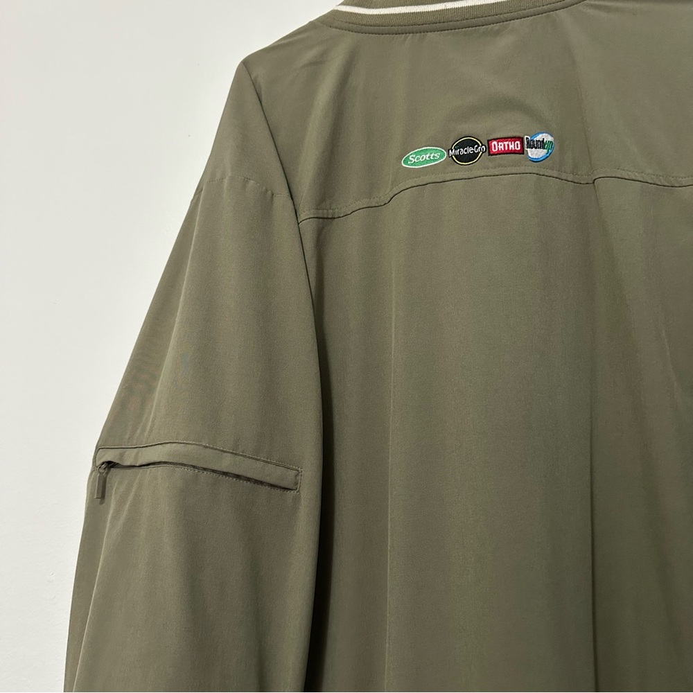 Men's Gear For Sport Flex Action Green V-Neck Pullover Jacket Size XL - Picture 3 of 11